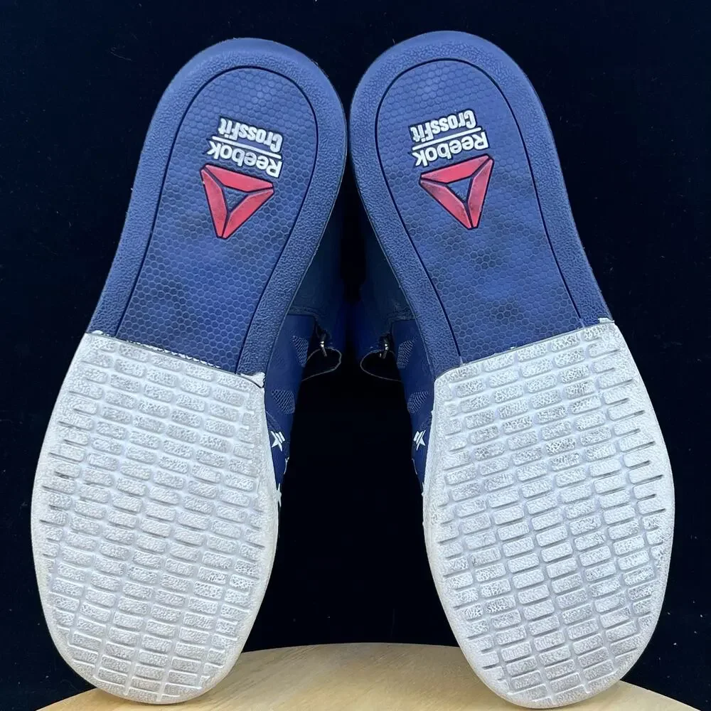 Reebok Crossfit USA Red/Blue Weightlifting Shoes Lifter US Wmns Sz 9